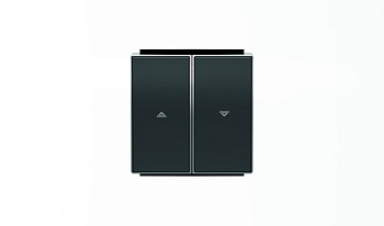 ABB SKY Чёрный бархат Клавиша для мех выключателя жалюзи 8144 и 8144.1 2CLA854400A1501