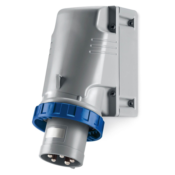 DKC Вилка настенная IP67 125А 2P+E 250В