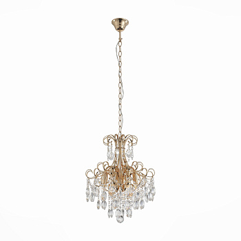 ST LUCE SL846.203.06 Люстра подвесная  Золото/Прозрачный E14 6*40W