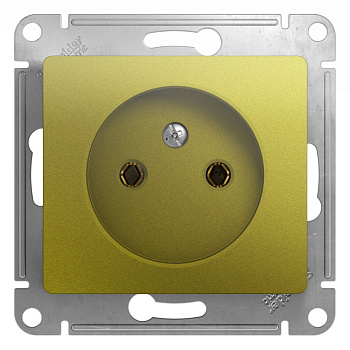Systeme Electric Glossa Фисташковый Розетка б/з