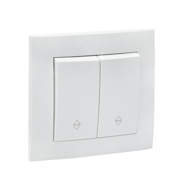 Купить EKF PROxima Валенсия выключатель 2-кл. 10А белый проходной