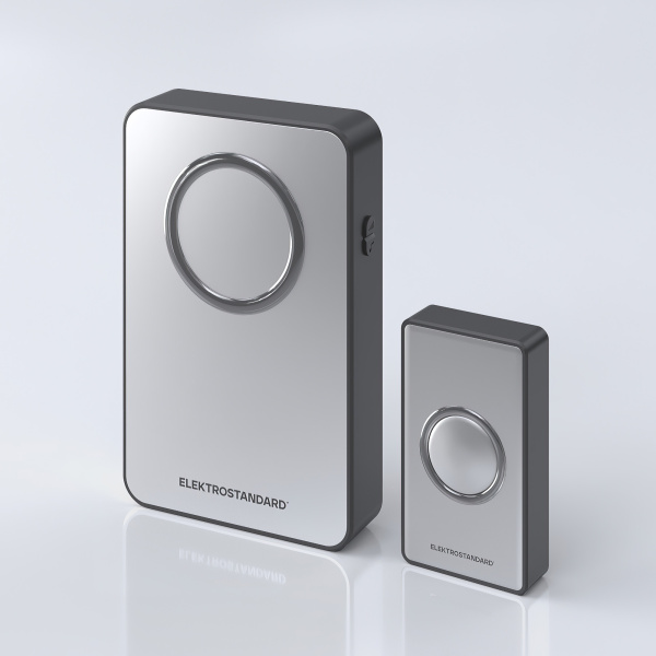 Elektrostandard DBQ27M WL 38M IP20 / звонок электрический бытовой (дверной) / Серебро/Чёрный a055697