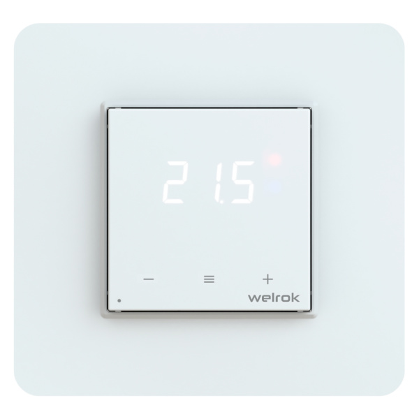Welrok оz Терморегулятор, управление нагревом через Wi-Fi 16 А, 3000 ВА, 5…45  °С