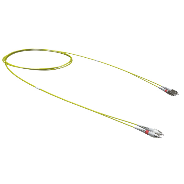 DKC Оптический коммутационный шнур Duplex FC-UPC/FC-UPC, 9/125 OS2, 1 м