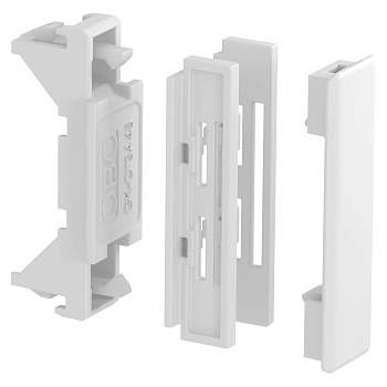 OBO Bettermann Соединитель крышки для кабель-канала Rapid 45-2, 53x100/160 мм, ПВХ, белый 6113030