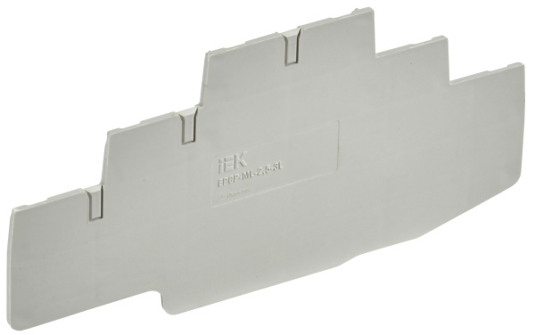 IEK Заглушка для CP-ML 3 ур. 2,5мм2 серая