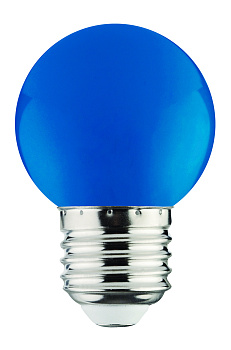 Horoz Electric 001-017-0001 1W Синий E27 220-240V Светодиодная цветная лампа RAINBOW HRZ00002311