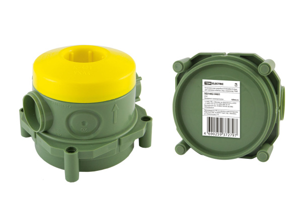 TDM Установочная коробка СП 82х80х72,5мм, для заливки в бетон, инд. штрихкод, SQ1402-9401