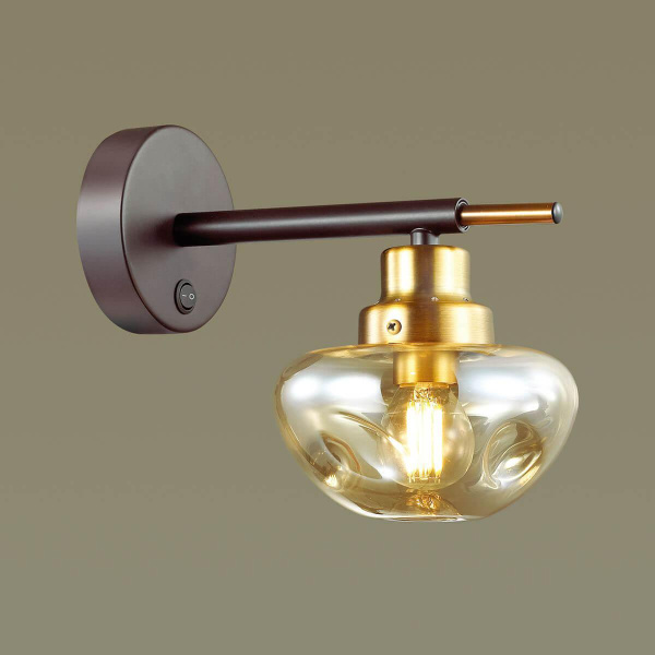 Купить Lumion 4405/1W LN19 064 коричневый, золотой Бра E14 1*40W 220V YOSHI