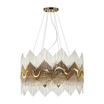 Odeon Light 4983/12 HALL ODL22 379 бронзовый/стекло Люстра E14 12*40W SAVIKIA