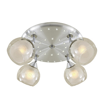 Citilux CL158142 Самба+LED Алюм+Хром Светильник Люстра