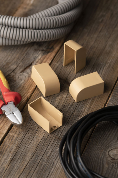 Купить EKF PROxima Заглушка (25х25) (4 шт) Plast под светлое дерево