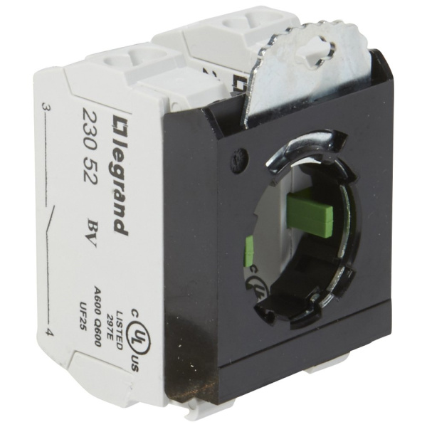 Купить Legrand Osmoz Комплектующий блок для кнопок для компл. без подсветки пружин. клеммы Н.З. + 3-постовой монт. адаптер 023104