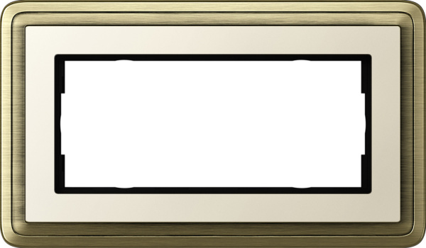 Gira ClassiX Бронза/Кремовый Рамка 2-ая без перегородки 1002623