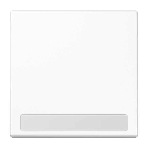 JUNG LS 990 Белая Клавиша 1-ая с полем для надписи LS990NAWW