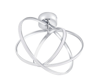 Eglo 96306 Светодиодный потолочный светильник SELVINA, 35W(LED), 3900lm, L460, B390, Н380, алюминий, хром