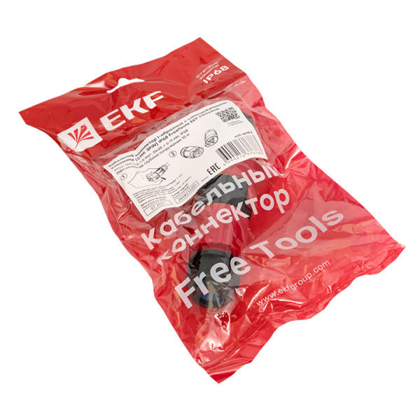 Купить EKF PROxima Кабельный коннектор I-образный разъемный (СМК 3PIN) IP68 FreeTools