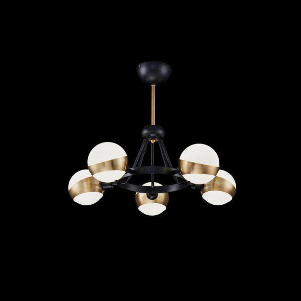 Купить Freya Modern Silvia Черный Люстра E14 60W FR5009PL-05B