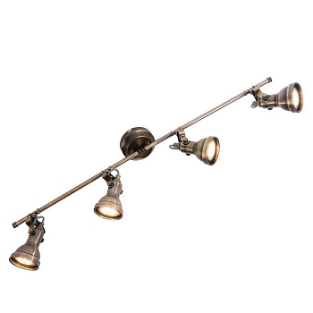 Lussole LOFT Металл Бронзовый /  Металл Светильник настенно-потолочный GU10 50W LSP-9960