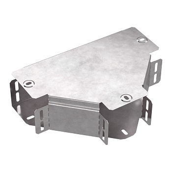 Промрукав Т-образный ответвитель с крышкой Стандарт 100х80 PR16.0433