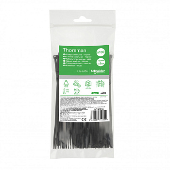 SE Стяжка кабельная 150х3.6 чёрная (100шт) IMT46255