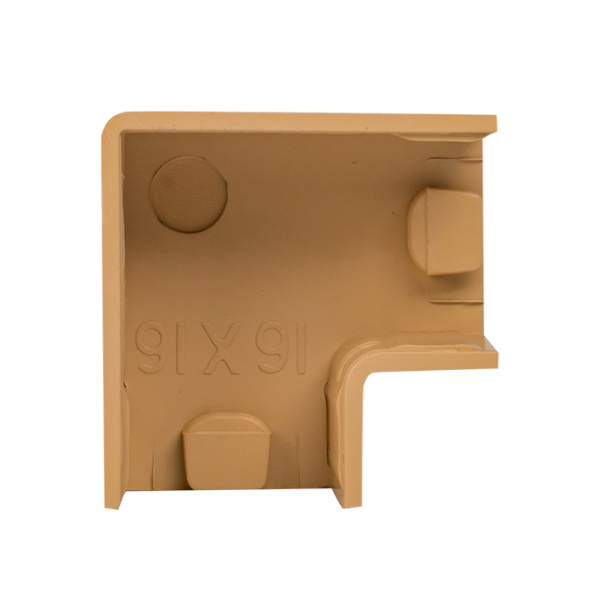 Купить EKF PROxima Поворот 90 гр. (16х16) (4 шт) Plast под светлое дерево