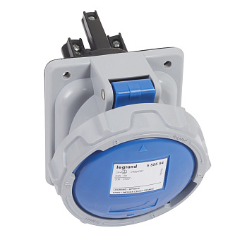 Legrand Розетка встроенная 63А 2К+З 230В IP67 555584