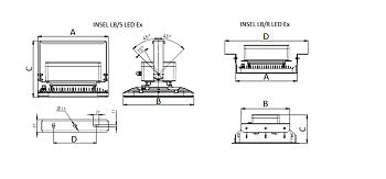 INSEL LB/S LED 100 D60 Ex 5000K GNM