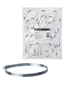 TDM Хомут червячный, d 110-130 мм, оцинк  (упак. 100 шт) SQ1807-0357