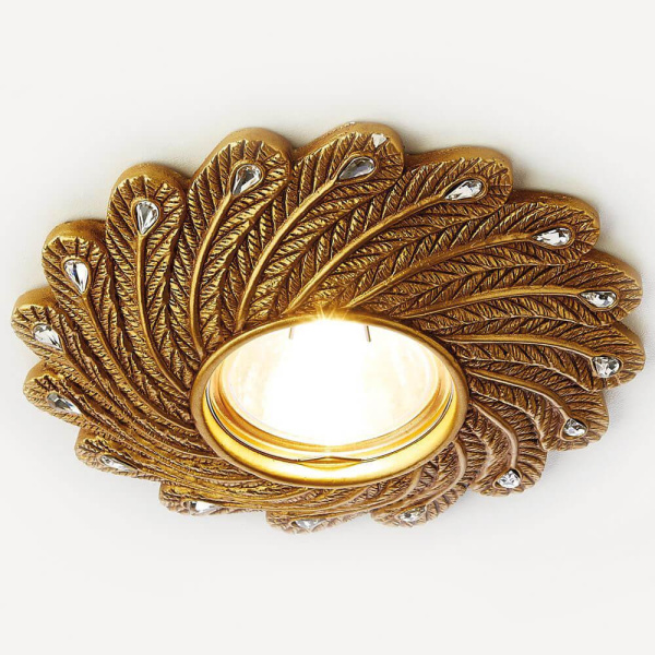 Купить Ambrella Встраиваемый точечный светильник D4466 SB бронза