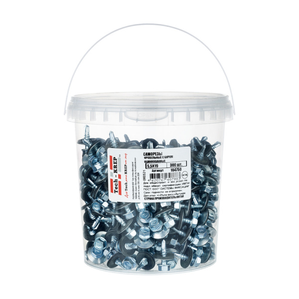 Tech-Krep Саморез КР ZP св. 5,5х19 (300 шт) - ведро 104750