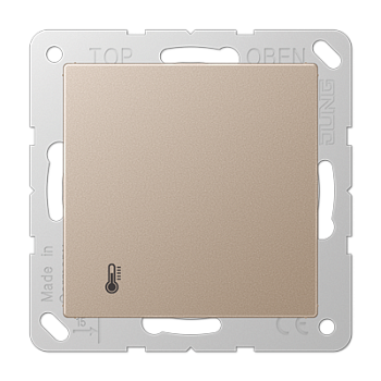 JUNG KNX-регулятор с ручкой для установки температуры шампань A2178ORTSCH