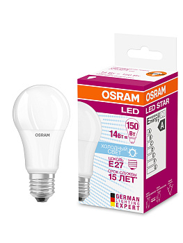 Osram Лампа LEDSCLA150 14W/840 230V FR E27 FS1 4058075057043
