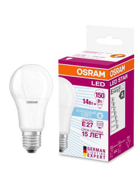 Osram Лампа LEDSCLA150 14W/840 230V FR E27 FS1 4058075057043
