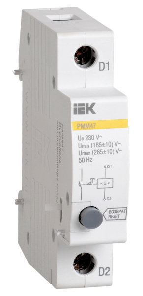 IEK KARAT Расц-ль миним. макс. напряжения РММ47 на DIN-рейку