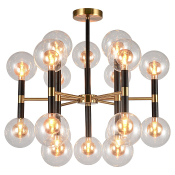 Lussole TOPGRADE Люстра потолочная бронзовыйчерный LSP-8584