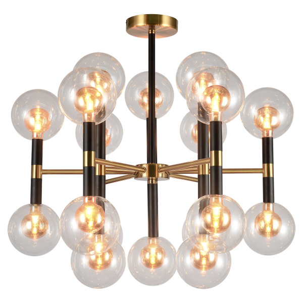 Lussole TOPGRADE Люстра потолочная бронзовыйчерный LSP-8584