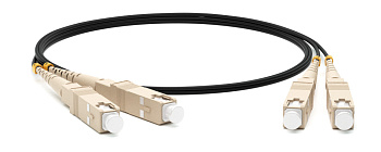 Hyperline FC-D2-50-SC/PR-SC/PR-H-30M-LSZH-BK Патч-корд волоконно-оптический (шнур) MM 50/125, SC-SC, 2.0 мм, duplex, LSZH, 30 м, черный 244911