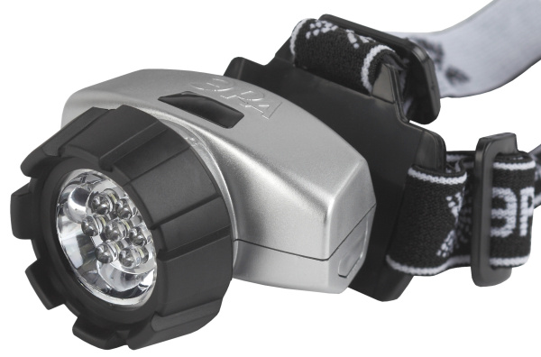 ЭРА G7 Фонарь NEW Налобный 7xLED, 3хААА, бл