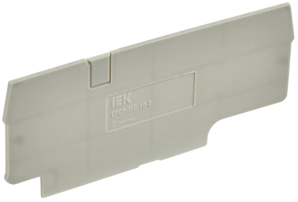 IEK Заглушка для CP-MC 3 вывода 10мм2 серая
