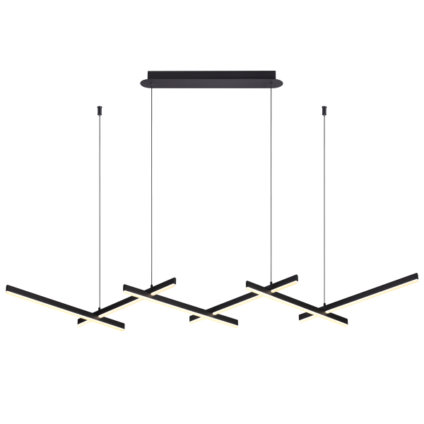Купить Odeon Light 3890/85L ODL20 34  черный/металл Подвесной светильник LED 4000K 85W 220V RUDY