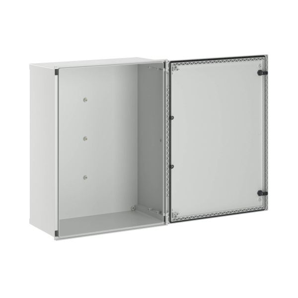 Купить DKC Цельный навесной шкаф из фибергласа без МП со сплошной дверью 800х600х300 (ВхШхГ) мм