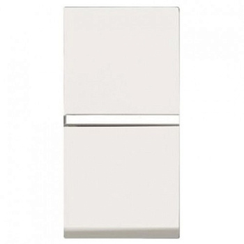 ABB NIE Zenit Альпийский белый Механизм 1-кл.кнопки с клавишей без символа, 1 мод. 2CLA210470N1101