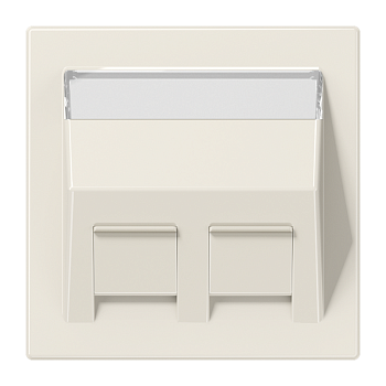 JUNG Накладка для модульных разъемов, слоновая кость LS569-30BFPL