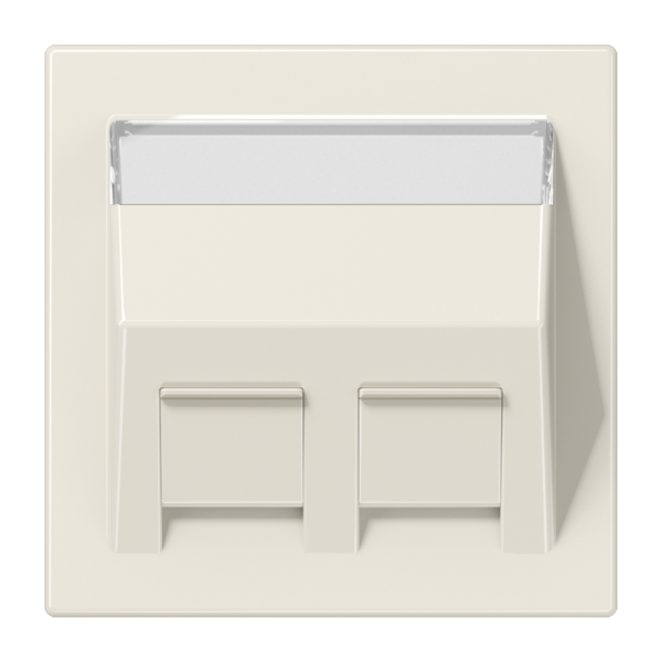 JUNG Накладка для модульных разъемов, слоновая кость LS569-30BFPL