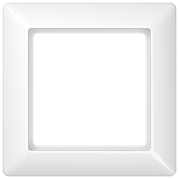 JUNG AS 500 Белая Рамка 1-ая ударопрочная AS581BFWW