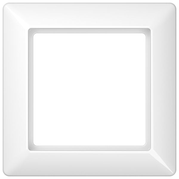 JUNG AS 500 Белая Рамка 1-ая ударопрочная AS581BFWW