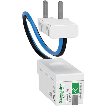 SE БЕСПРОВОДНЫЙ ДАТЧИК ACTI9 POWERTAG 63А DPN 1P+N / 2P НИЖЕ АППАРАТА =S= A9MEM1562