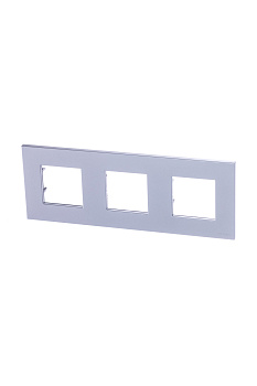ABB NIE Zenit Серебро Рамка 3-я 2+2+2 мод 2CLA227300N1301