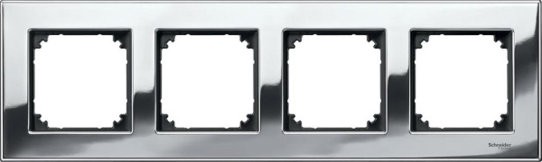 Купить SE Merten SM M-Elegance Хром Рамка 4-ая MTN403439